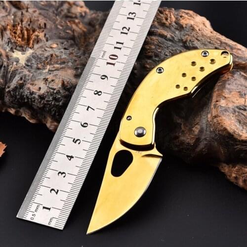 Tactical Folding Short Knife Outdoor Survival Self-defense Portable Knife Hunting Knifes