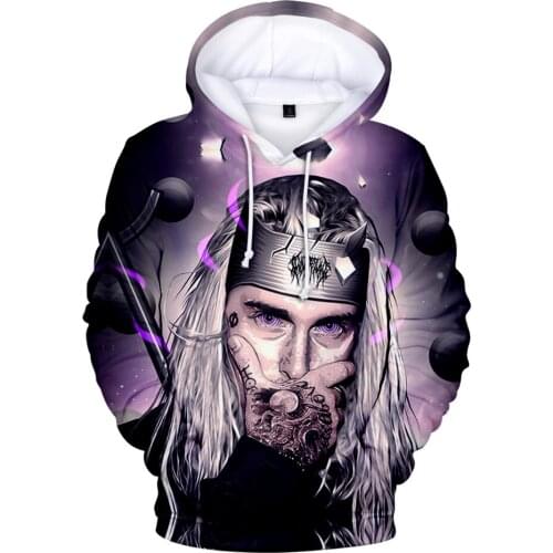 Ghostemane 3D Hoodie Sweatshirts Harajuku Men/Women Print Hip Hop Long Sleeve Hoodies Men/Women Hot Sale Ghostemane Hooded
