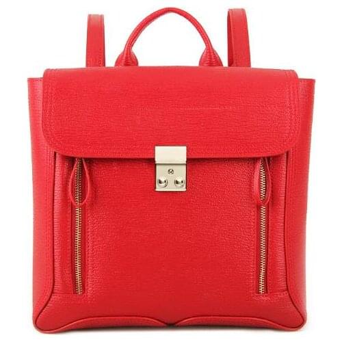 090 Large size women soft genuine leather backpack outdoor casual