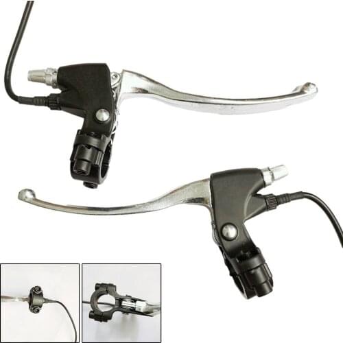 1 Pair Electric Bicycle Brake Handle Grips Aluminum Alloy E-Bike Mechanical Brake Lever Electric Kick Scooter Cycling Parts