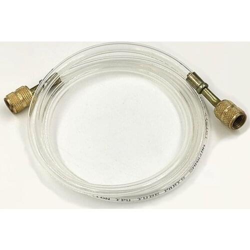 1pc Air Conditioning Parts Add Fluoride Tube Transparent Hose High Pressure Freon Pipe Refrigerator Liquid Add Fluorine
