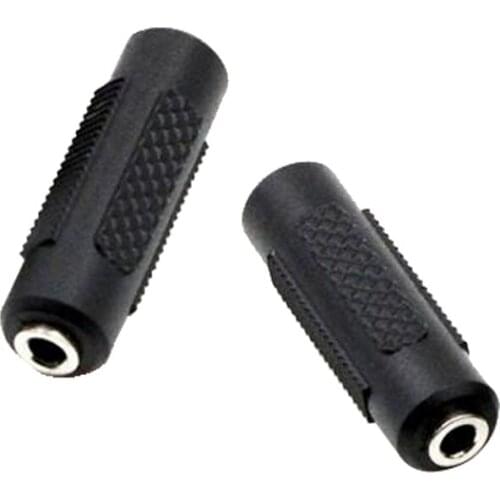 2 Pieces Stereo Audio Jack Adapter Converter Guitar Amplifier Amp Adapter