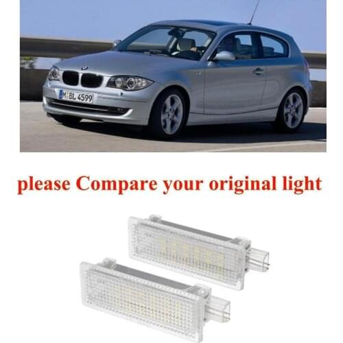 2pc Car Accessories Special Car Door light Lamp For BMW e81 e87 e90 e92 e93 e60 e61 e63 e64 e65 e66 e67 e68 error free