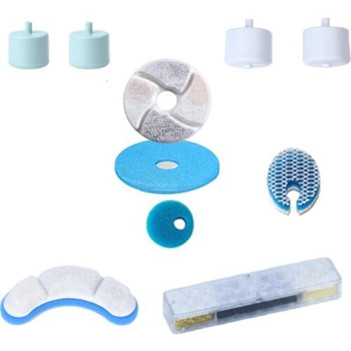 4 pcs/lot Cats Water Drinker Replacement Filters Activated Carbon For Cat Dogs Drinking Fountain 3 Type Dispenser Filter Element