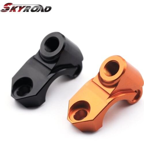 Left Mirror Adapter For DUKE 690 ENDURO SMC 1050 ADV 1190 1290 Motorcycle Accessories Clutch Master Cylinder Clamp Cover