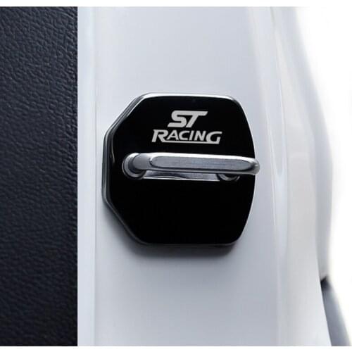 Car-Styling car door lock cover Auto Emblems For Ford Fiesta EcoSport ESCORT focus 1 focus 3 focus 2 Accessories Car Styling