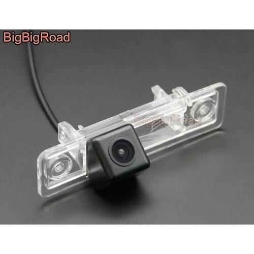 BigBigRoad Car Rear View CCD Parking Camera For Opel Omega A B / Vectra B / Zafira A 1999 2000 2001 2002 2003 2004 2005