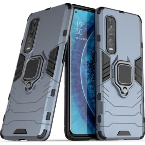 2021 Armor Phone Case For Oppo Reno 4Z A92S 5G ACE 2 Realme 6 3 Pro Find X2 A31 X3 X50 A8 Super Zoom A91 F15 Lite K7 Neo Metal C