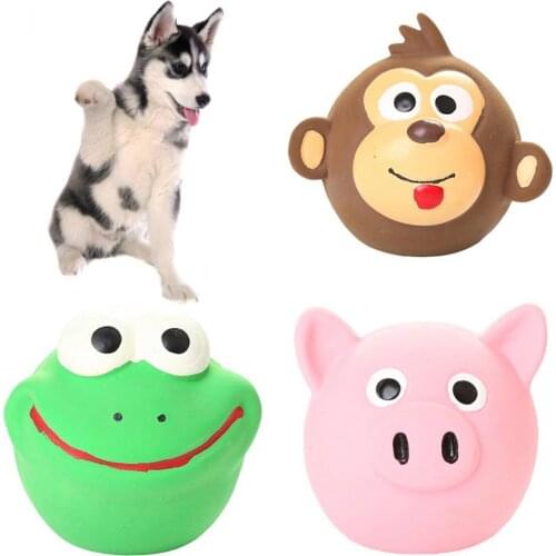 Dog toys Monkey Animal Shape Squeaker Pet Dog Puppy Chewing Teeth Cleaning Play Toy Pets Accessories akcesoria dla psów