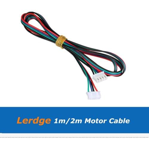 1pc Lerdge 3D Printer Motor Cable Connector DuPont line XH2.54 4pin to XH2.0 6pin White Terminal 4pin Stepper Motor Cables