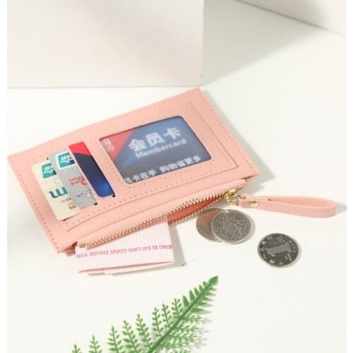 Credit Card ID Card Holder Mens Womens Business Card Holder Cash Card Pocket Coin Purse Card Holder Card Case PU Leather Box