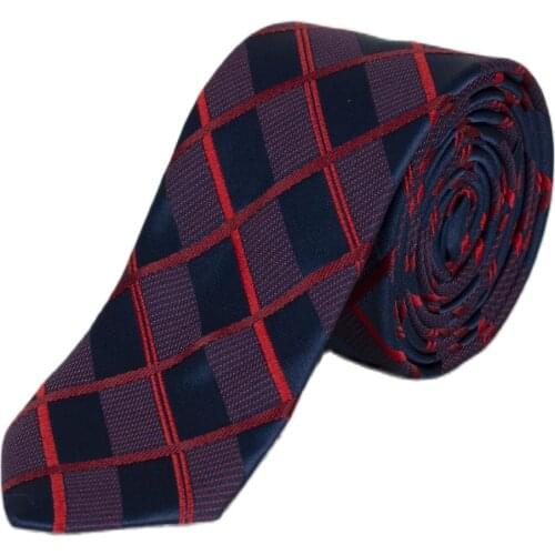 DeepSEA Male Plaid Patterned Mendilsiz Tie Casual Business Office Career Unisex High Quality Four Seasons 2001963