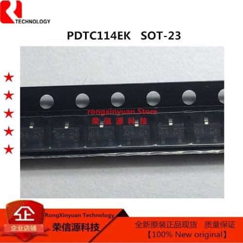 PDTC114EK Marking: 04 2020+ SOT-23 PDTC114 NPN resistor-equipped transistor; R1 = 10 kohm, R2 = 10 kohm 100% New original