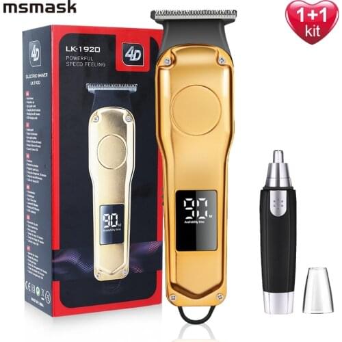 New Barber Electric Hair Clipper Mower Professional Hair Trimmer For Men Cordless Trimmer Beard Cutting Machine Hair Cut Razor