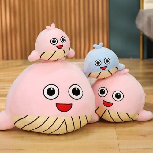 New Pillow plush toy animal doll kawaii whale soft cute pillow friend stuffed cartoon cushion child girl birthday gift