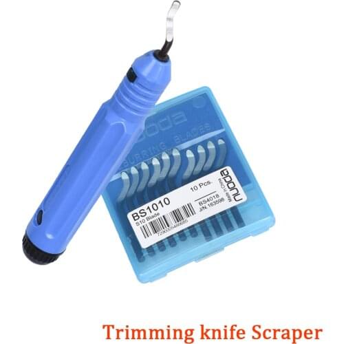 3D Printer Trimming knife Scraper Edge Cutter Trimmer Tool Kit Model Deburring For PLA PETG ABS Filament Blades Stainless Steel