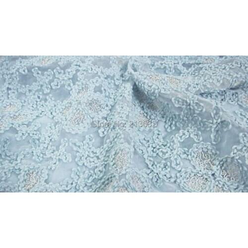 POd1-83 textile clothing Eugen yarn embroidery fabric, fashion skirt with embroidery lace fabric sewing machine designer tulle