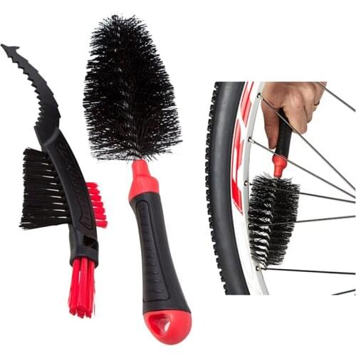 Portable Bicycle Chain Cleaner MTB Bike Brushes Scrubber Wash Tool Mountain Cycling Tire Cleaning Kit Outdoor Accessories
