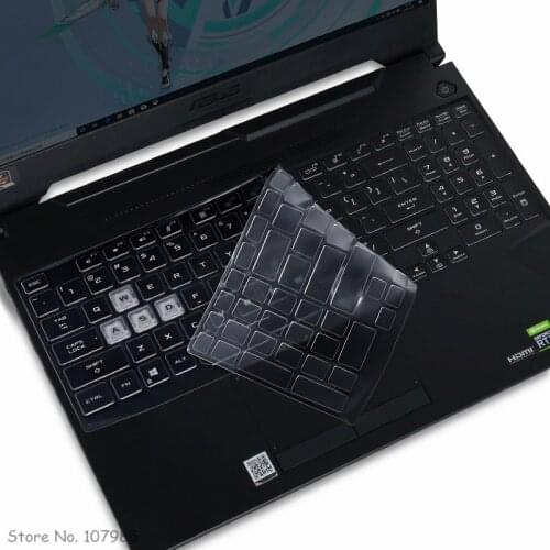 Clear TPU Keyboard Skin Cover For ASUS TUF Gaming A15 FA506 Fa506ii FA506iu FA506iv / Asus TUF A17 FA706 FA706iu Fa706ii Laptop