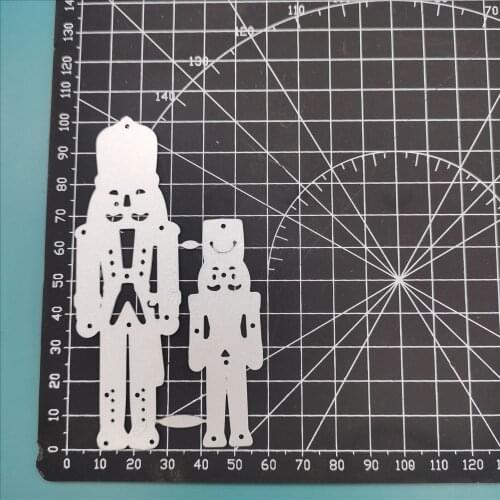 Robot Metal Cutting Dies New for Scrapbooking DIY Album Embossing Folder Paper Card Maker Template Stencils
