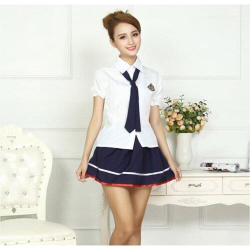 Students Short Sleeve School Uniforms Japan and South Korea JK Uniforms Junior High School Boys and Girls Students Suit