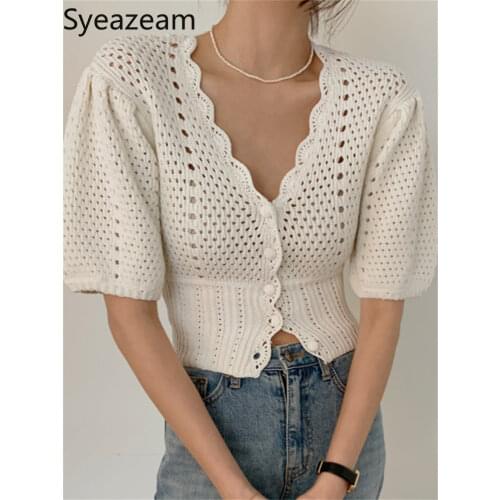 Syeazeam Women's Knitted T-shirts
