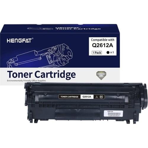 Free Shipping Q2612A 2612a 12a Toner Cartridge for HP LJ1010 1012 1015 1018 1020 1022 3010 3015 3020 3030 3050 M1005 Printer
