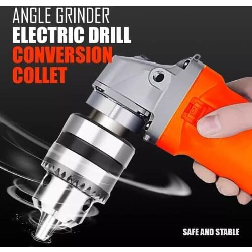 Angle Grinder Electric Drill Conversion Collets Conversion Head For Angle Grinder Woodworking Tool Accessories Power Tool Parts