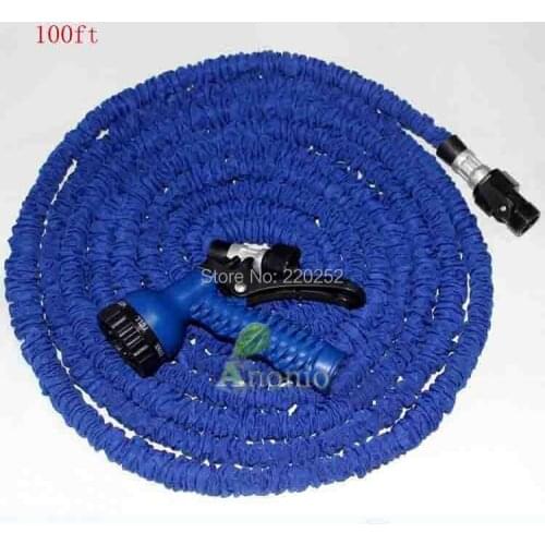 High Quality WATER GARDEN Hose 100ft Pipe Blue Water valve 100ft Garden hose With Expandable Blue Water Hose