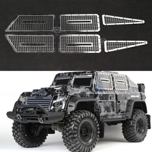 TRX4 metal side window netting Window protection net, suitable for 1:10 remote control tracked vehicle TRX-4 TACTICAL UNIT