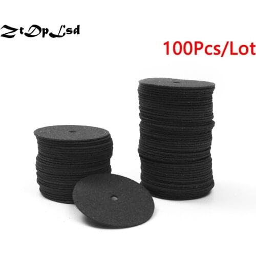 ZtDpLsd 100Pcs/lot Black 24mm Abrasive Disc Cutting Disc Reinforced Cut Off Grinding Wheel Rotary Blade Disc Tool Parts