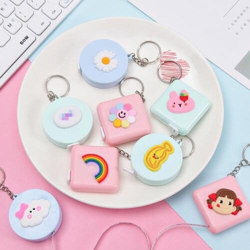 1.5M Cartoon Mini Tape Measure Portable Retractable Ruler Multifunctional Measuring Tool Measurements Leather Tape Measure
