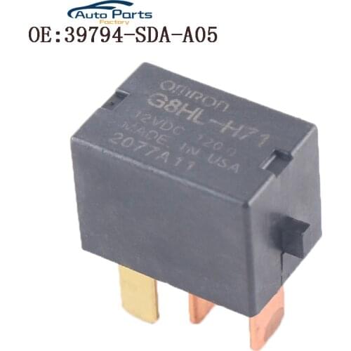 12V Universal Car Black Air Conditioning Relay For Honda /Civic /Jazz /CR-V /FR-V 39794-SDA-A05 39794SDAA05