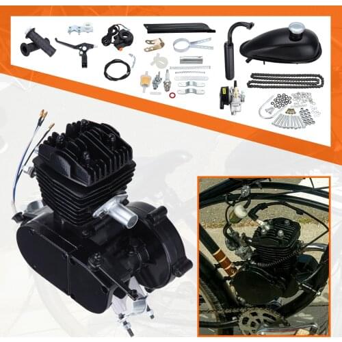 Yonntech 80cc 2 stroke Petrol Gas Engine Motor kit For Motorised Bicycle Mountain Bike Motor Bicycle engine Complete Set