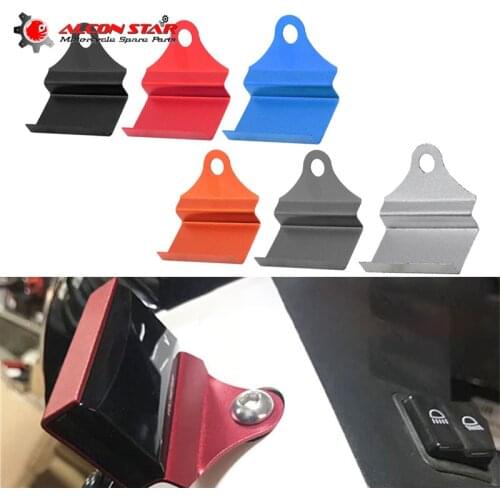 Alconstar- Aluminum Motorcycle Instrument Voltmeter Mount Bracket Water Temperature Bracket Voltmeter Meter Mount Stand Support