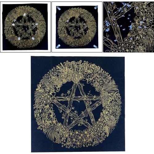 Astrology Tarot Card Game Cloth Divination Tarot Deck Oracle Tablecloth