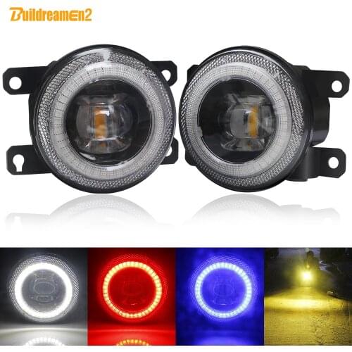 Car Fog Light LED Angel Eye Daytime Running Light For Mitsubishi Outlander Pajero L200 Triton Galant Colt Eclipse Endeavor RVR
