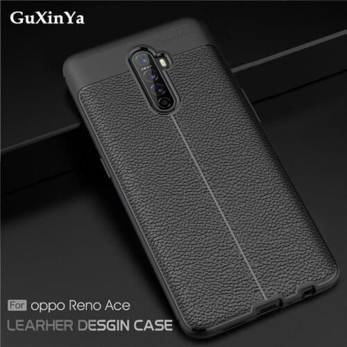 Cover For Oppo Reno Ace Phone Case Luxury Leather ShockProof TPU Protective Case For Oppo Reno Ace Funda Reno Ace 6.5"