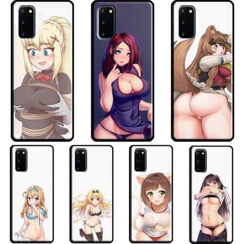 Sexy Anime Hot Girls Case For Samsung Galaxy S8 S9 S10 Plus S20 FE S21 Ultra Note 20 Note 10 Plus Soft Cover
