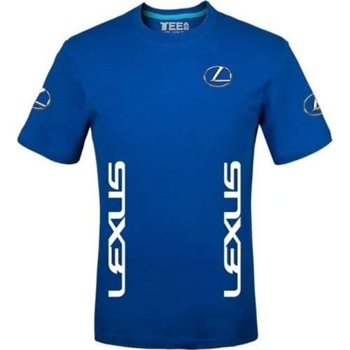 2021 New Fashion Men T Shirt Summer Short sleeve Lexus T-shirt Cotton Men solid colour T shirt Tops V