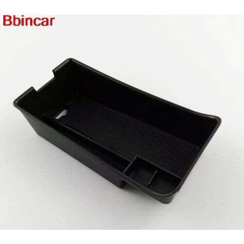Bbincar 1Piece Car Center Console Armrest Storage Box Container Organizer Tray Case Trim For Chevrolet Chevy Cruze 2017 LHD AT