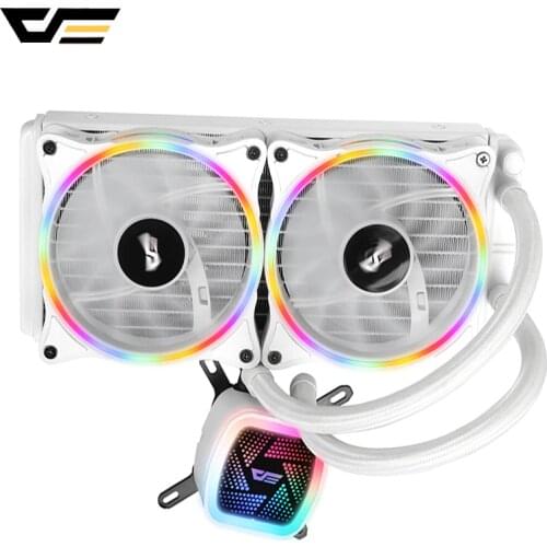 DarkFlash Water Cooling PC Case CPU Cooler With RGB fan Radiator integrated Liquid Cooler for LGA 2011/1366/115X/AM4