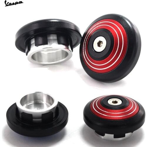 Motorcycle CNC Left Front Wheel Cap For VESPA GTS 150 300 GTS SEPER 150 300 SPRINT 150 125 PRIMAVERA 125 150