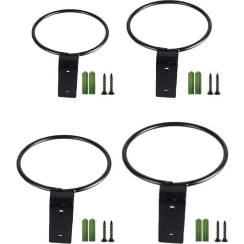 Wall-mounted Plant Holder Ring Flower Pot Stand Plant Metal Hook for Indoor & Outdoor Decorative wholesales