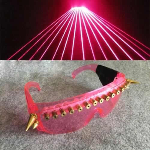 Laser Light Glasses DJ Party Stage Show Wears Club Bar Performance Disco Ballroom Dance Costumes DJ Laser Game Glowing Glasses