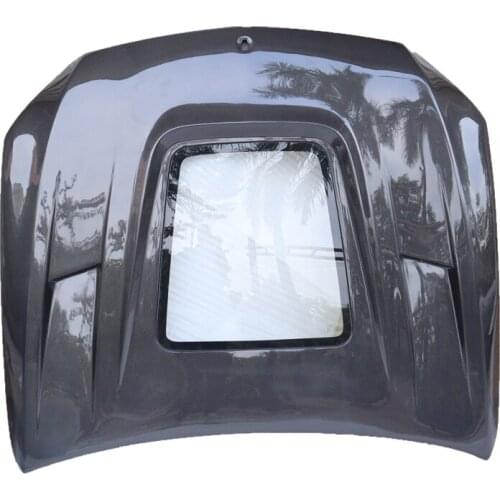 Transparent window carbon hood for W205 C63 C63s C-class C200