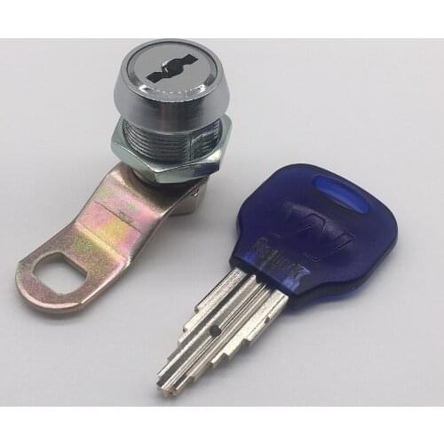 RAYLOCK 5 Pieces 23mm LW33 Same Key Code Chrome Plated Strong Key Street Kiosk Mail Box Cam Lock