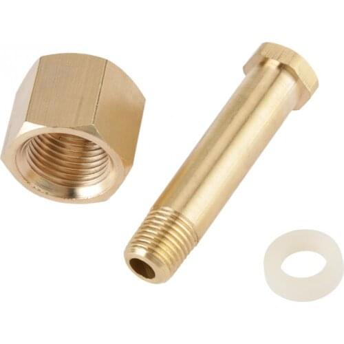 Regulator Nut CGA-320 Carbon Dioxide Regulator Inlet Nut and Nipple with Washer CO2 Regulator Washer Tool Parts