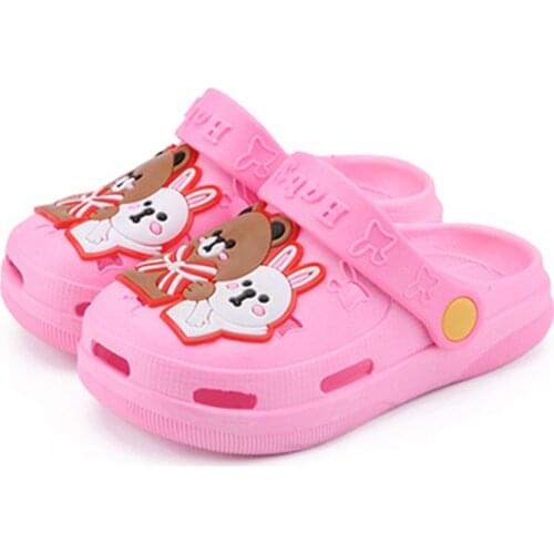 Сандалии Baby hole Shoes Children Slippers Summer Boys And Girls Beach Breathable Cartoon Kids Sandals