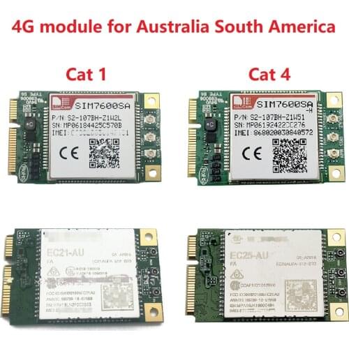 SIM7600SA SIMCOM SIM7600 series 4G LTE Cat1 module LTE-FDD LTE-TDD UMTS/HSPA+GSM/GPRS/EDGE Module for South America